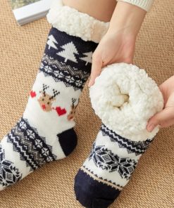 Chaussettes ultra chaudes antidérapantes épaisses univers cocooning