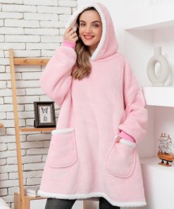 Sweat Plaid, Pull à capuche Géant Univers Cocooning
