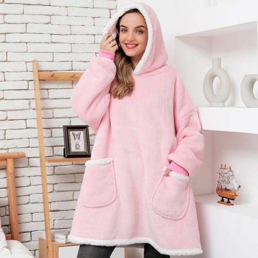 Sweat Plaid, Pull à capuche Géant Univers Cocooning