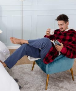Sweat Plaid, Pull à capuche Géant Univers Cocooning cadeau