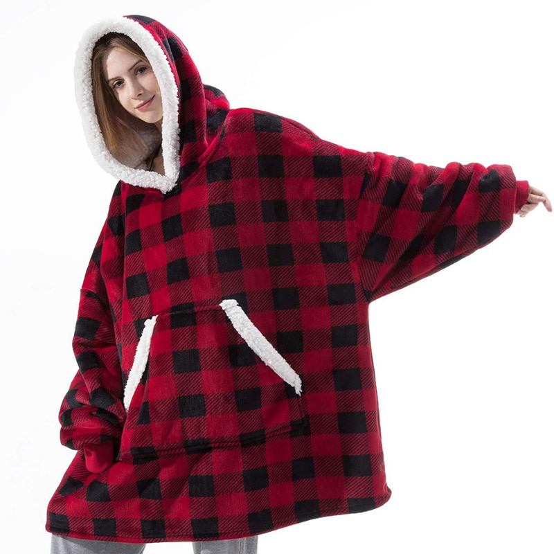 Sweat plaid noir - Mon Sweat Plaid