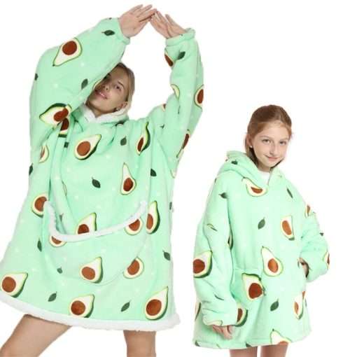 Sweat Plaid, Pull Géant fantaisie cocooning pour femmes et enfants pas cher