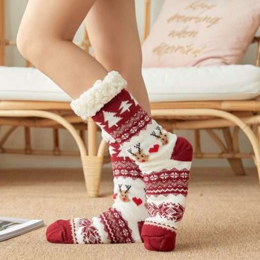 chaussettes chaudes de Noel