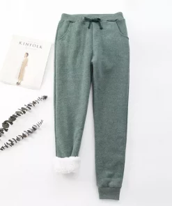 Jogging polaire sherpa vert pour hiver cocooning et ultra chaud