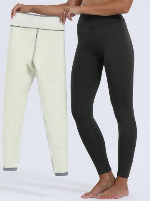 6778 89qlw5 Legging polaire ultra chaud pour femme