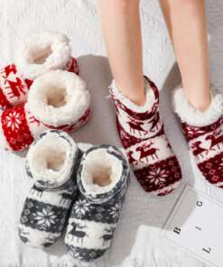 Chaussons d'intérieur pour l'hiver Univers Cocooning en polaire sherpa très chaud