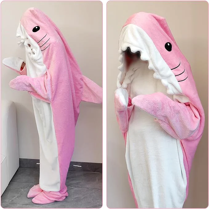 Combinaison Pyjama Requin Rose, pour des soirées cocooning au top