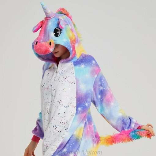 Combinaison Pyjama Licorne femme Multicolore cocooning