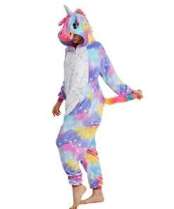 Combinaison Pyjama Licorne femme Multicolore cocooning