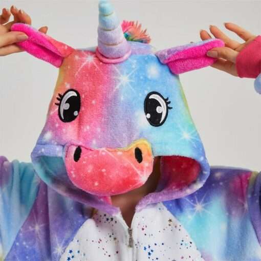 Combinaison Pyjama Licorne femme Multicolore cocooning